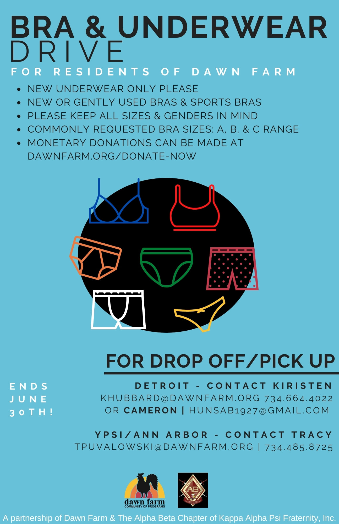 Bra & Underwear Drive